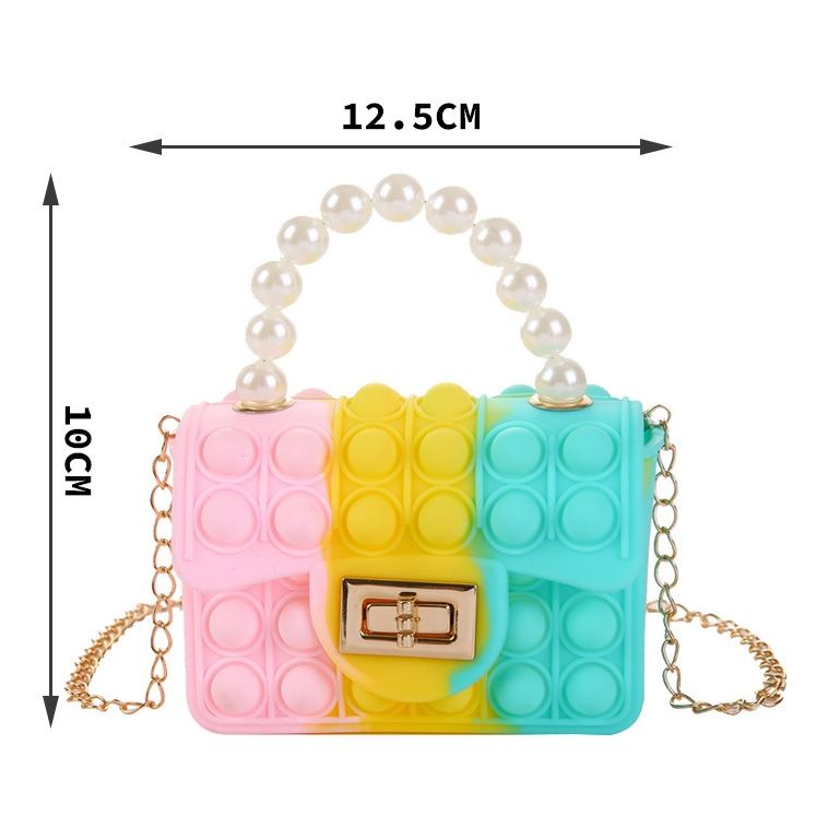 Poppy Bloom Fidget Purse – Bubble Handbag Toy image 4