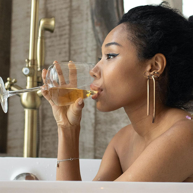 Bloom Ribbon Bow Earrings - Tarnish-Free, 18K Plated, Hypoallergenic