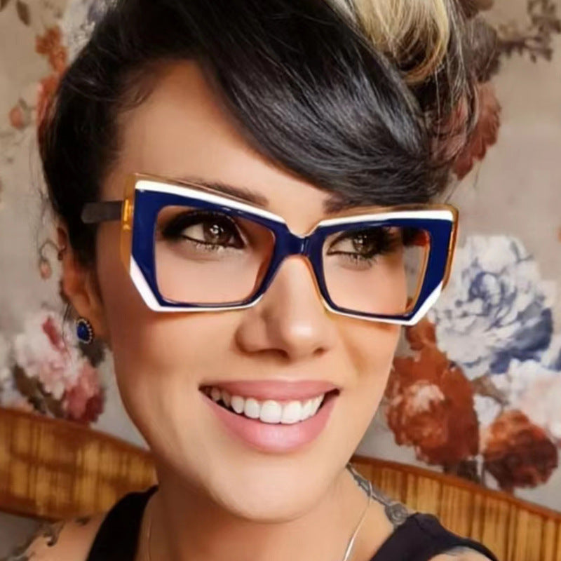 Bloom Retro Contrast Blue Light Glasses - Anti-Glare