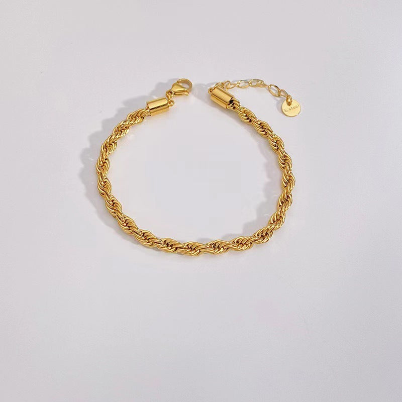 Mix & Match Bloom Gold Bracelets - Tarnish-Free Gold Bracelet – Non-Fading Everyday Luxury image 4