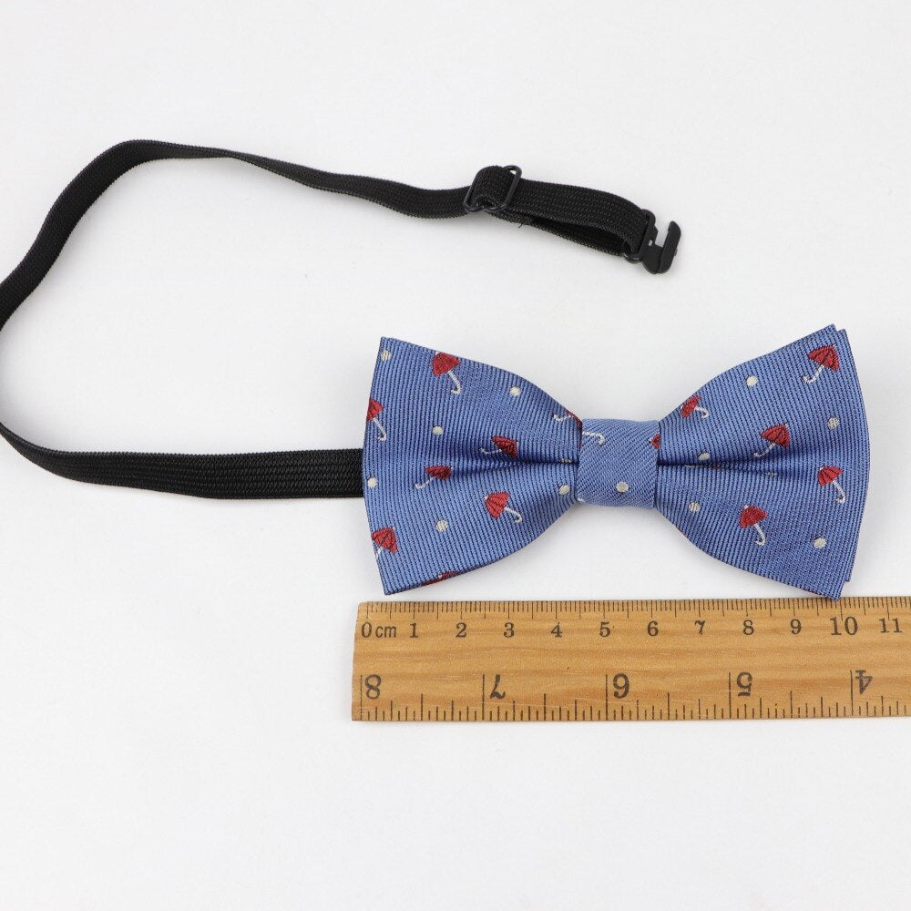 Charming Bloom Kids Bow Ties – Teddy, Dot & Umbrella image 1