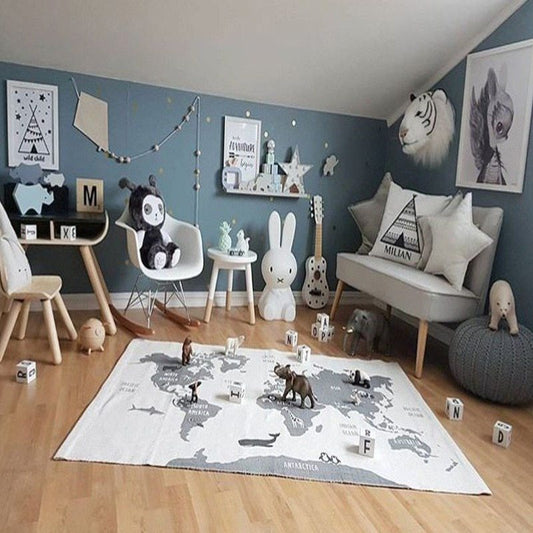 World Explorer Bloom Play Mat – Educational Crawling Pad image 0